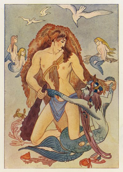 Hércules y el anciano del mar de Merlyn Mann